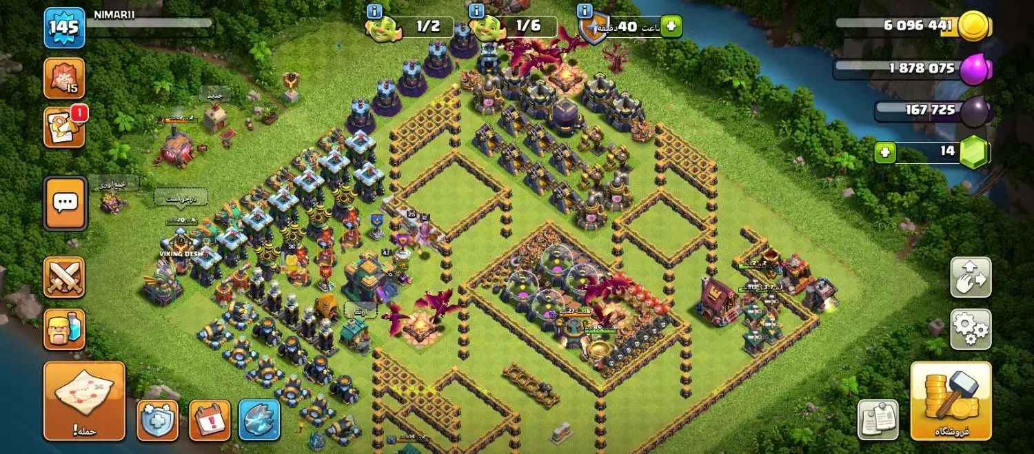 اکانت کلش تاون 14|کنسول، بازی ویدئویی و آنلاین|خمین, |دیوار