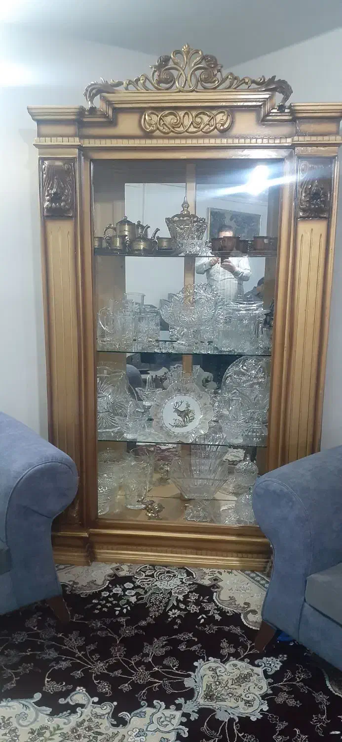 بوفه چوبی|بوفه، ویترین، کنسول|تهران, خاک سفید|دیوار