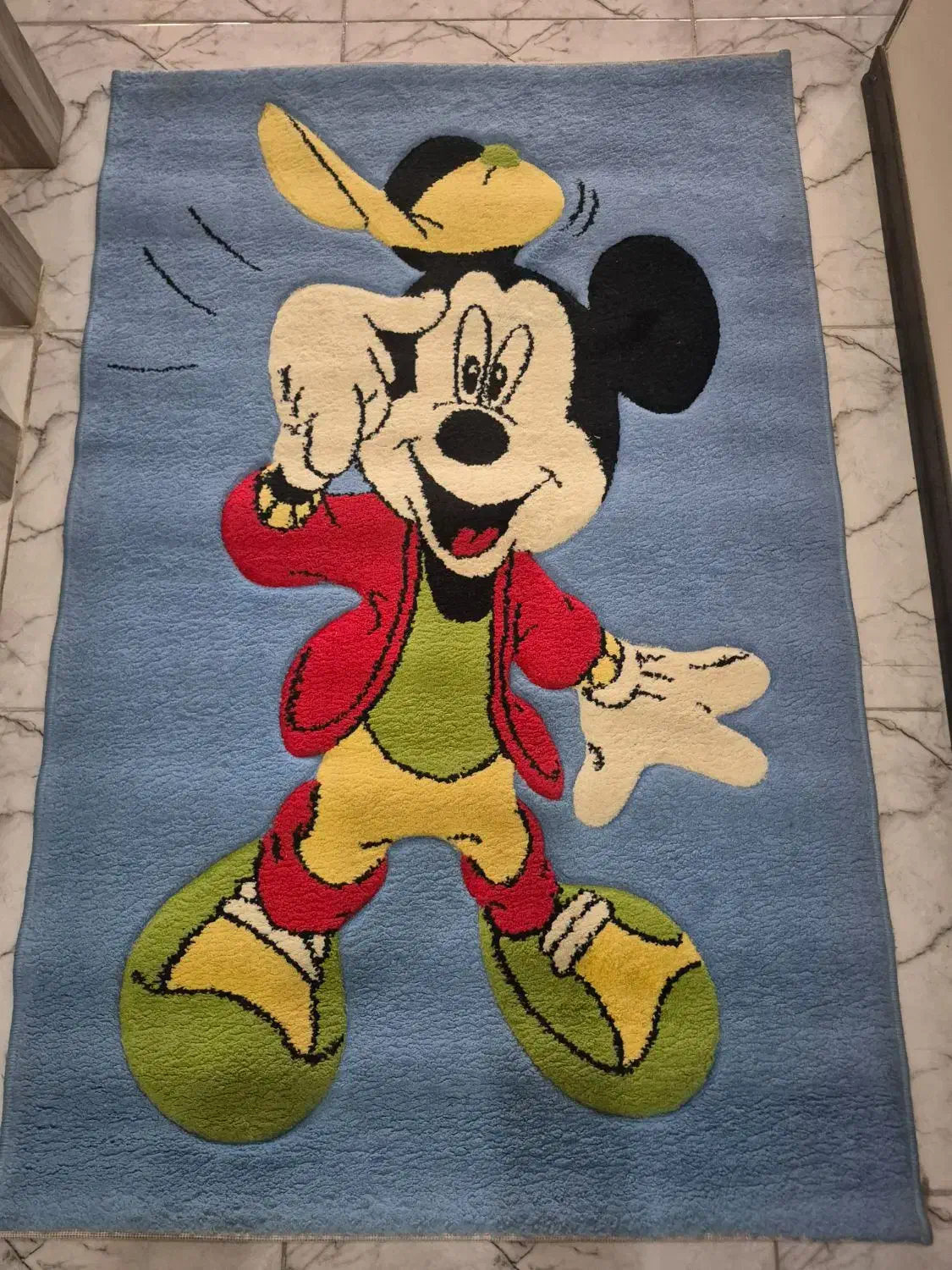قالیچه بچه گانه ۱ × ۱/۵ طرح میکی موس|فرش|فردیس, منظریه|دیوار