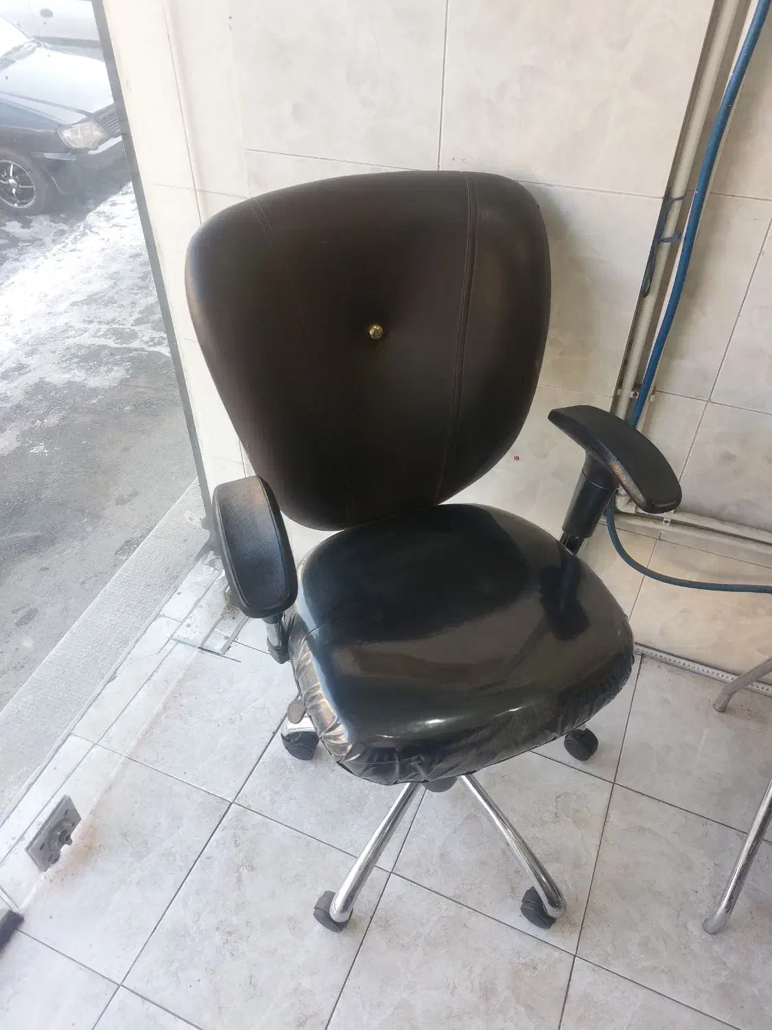 صندلی اداری گردون چرخ دار کامپیوتر جک دار|صندلی و نیمکت|تبریز, |دیوار