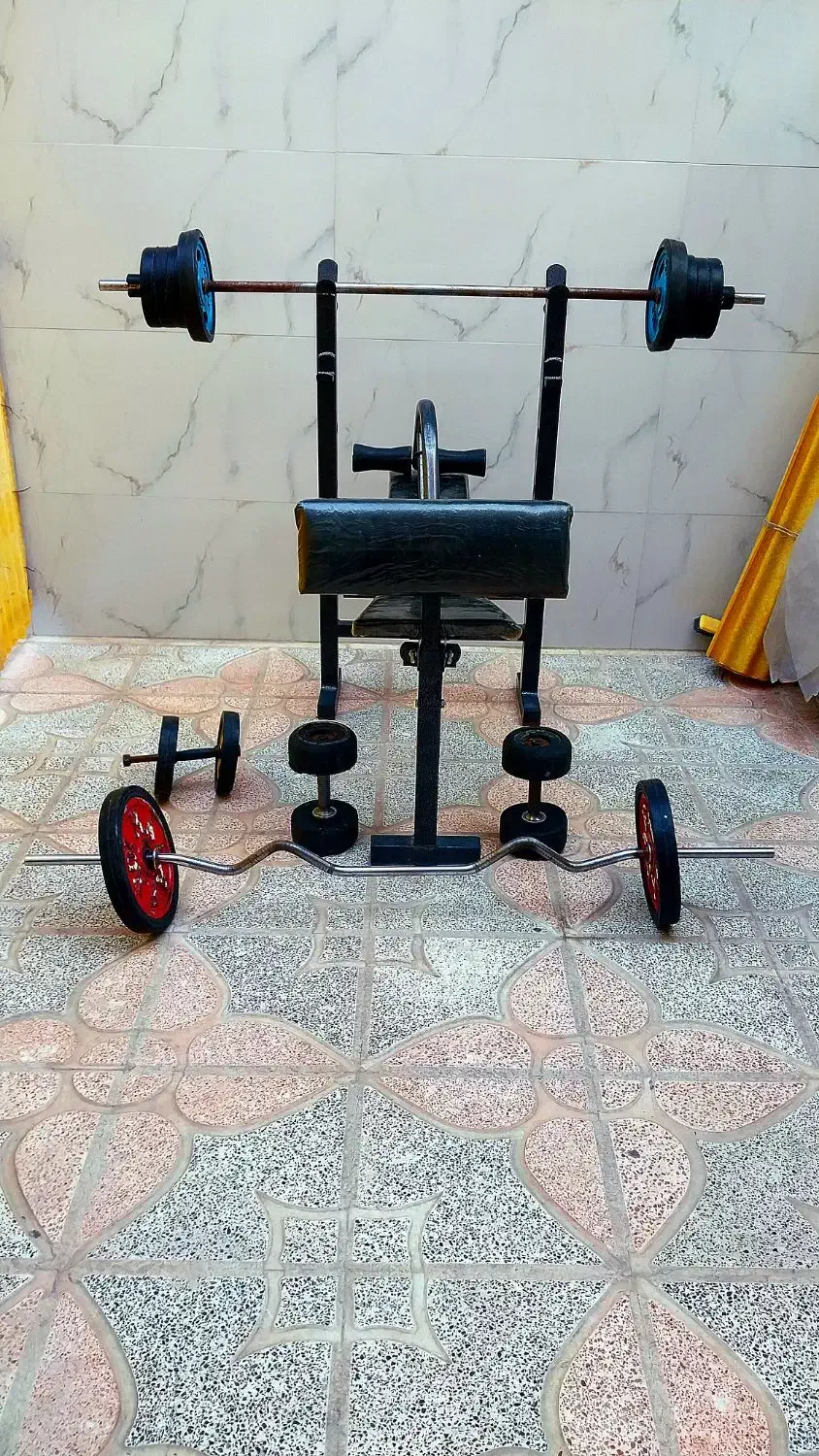 میز پرس/دمبل/میله هالتر|تجهیزات ورزشی|اسلامشهر, شهرک قائمیه|دیوار
