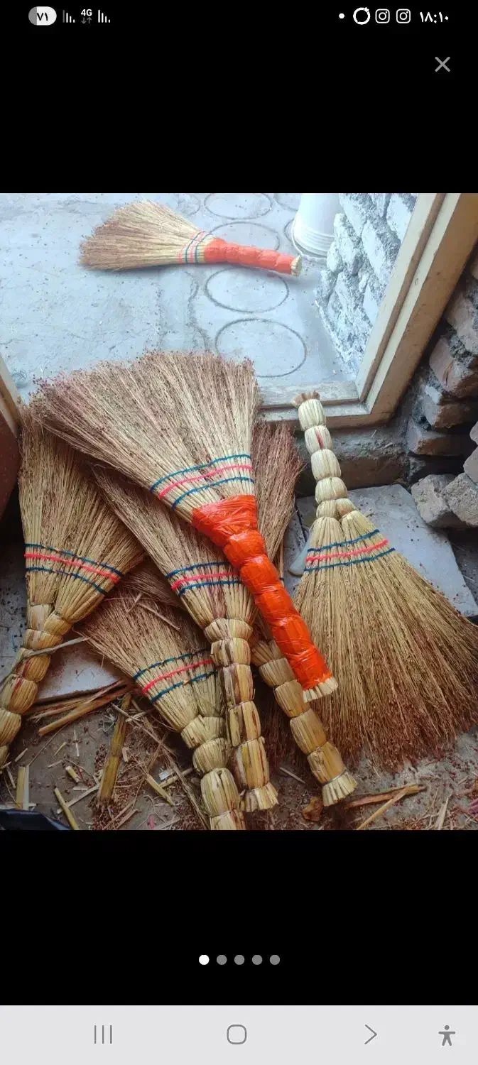 جارو با کیفیت وضخیم|لوازم نظافت|اردبیل, |دیوار