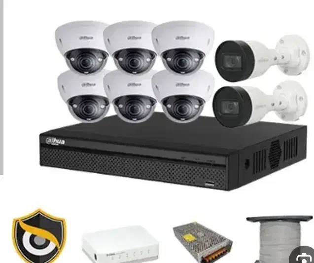 دوربین داهوا قابلیت انتقال تصویر+همه تجهیزات لازم|دوربین مداربسته|تهران, سید خندان (جلفا)|دیوار