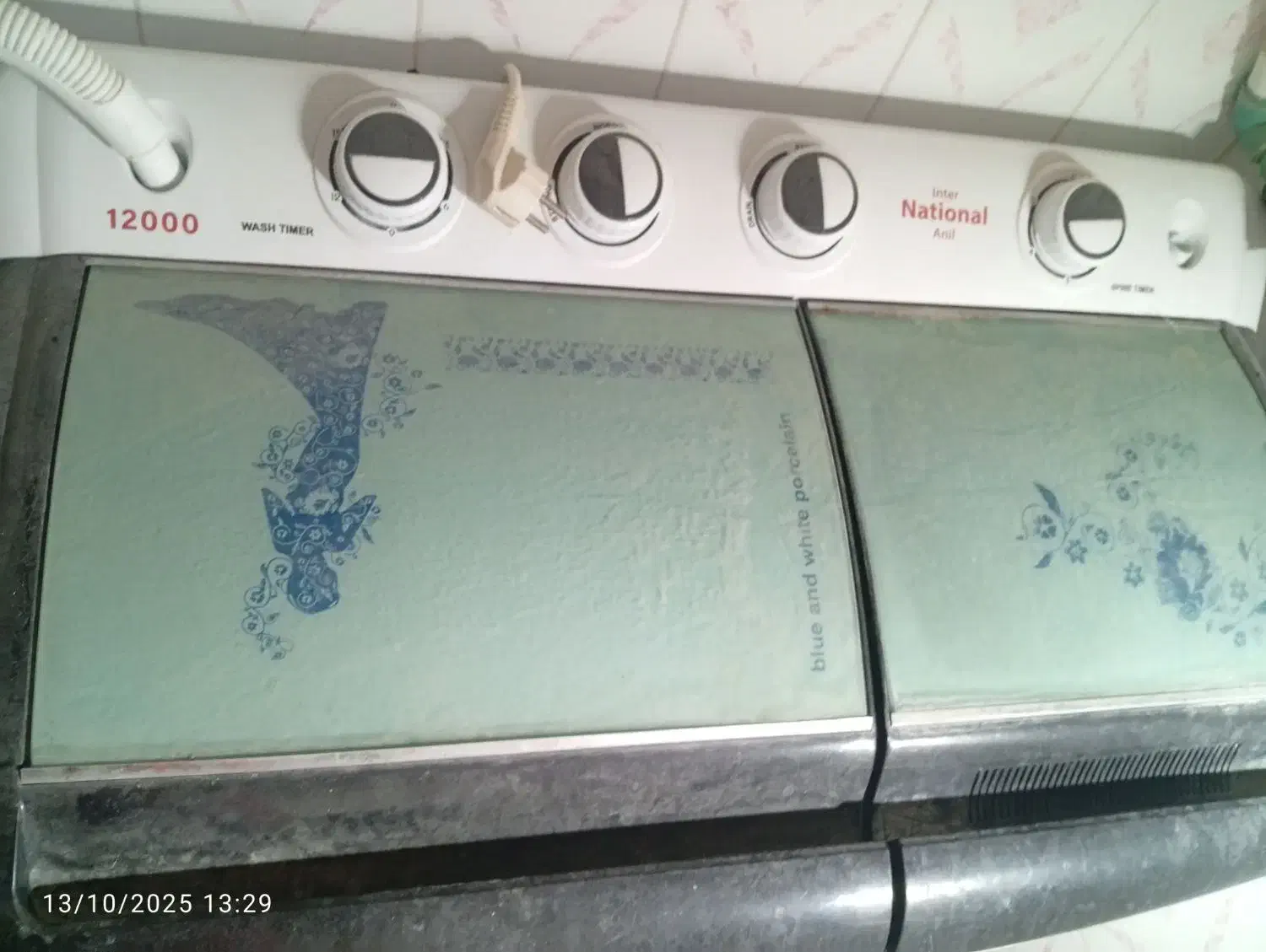 ماشین لباسشویی دوقلو۱۲کیلو|ماشین لباسشویی و خشک‌کن لباس|خاش, |دیوار