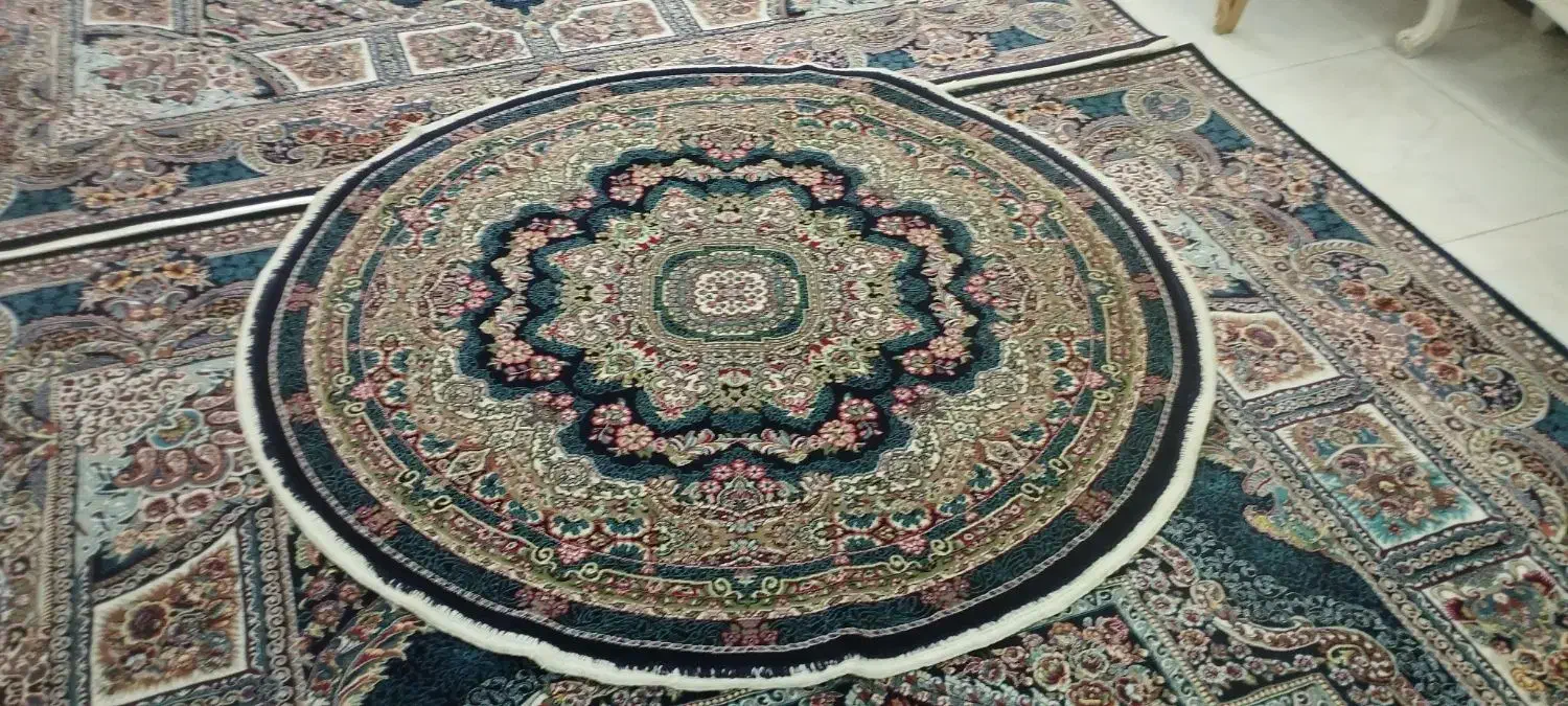 فرش گرد 1.5در1.5|فرش|ماهدشت, |دیوار