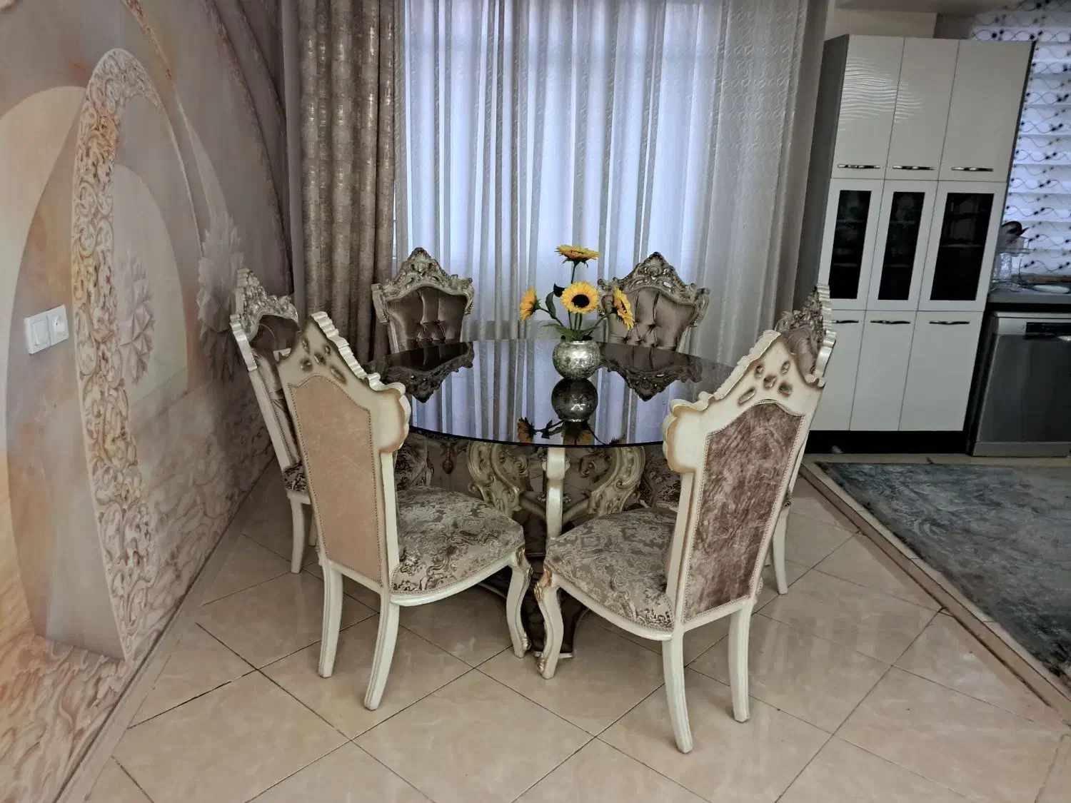 غذاخوری ۶ نفره|میز و صندلی غذاخوری|تهران, امام زاده عبدالله|دیوار