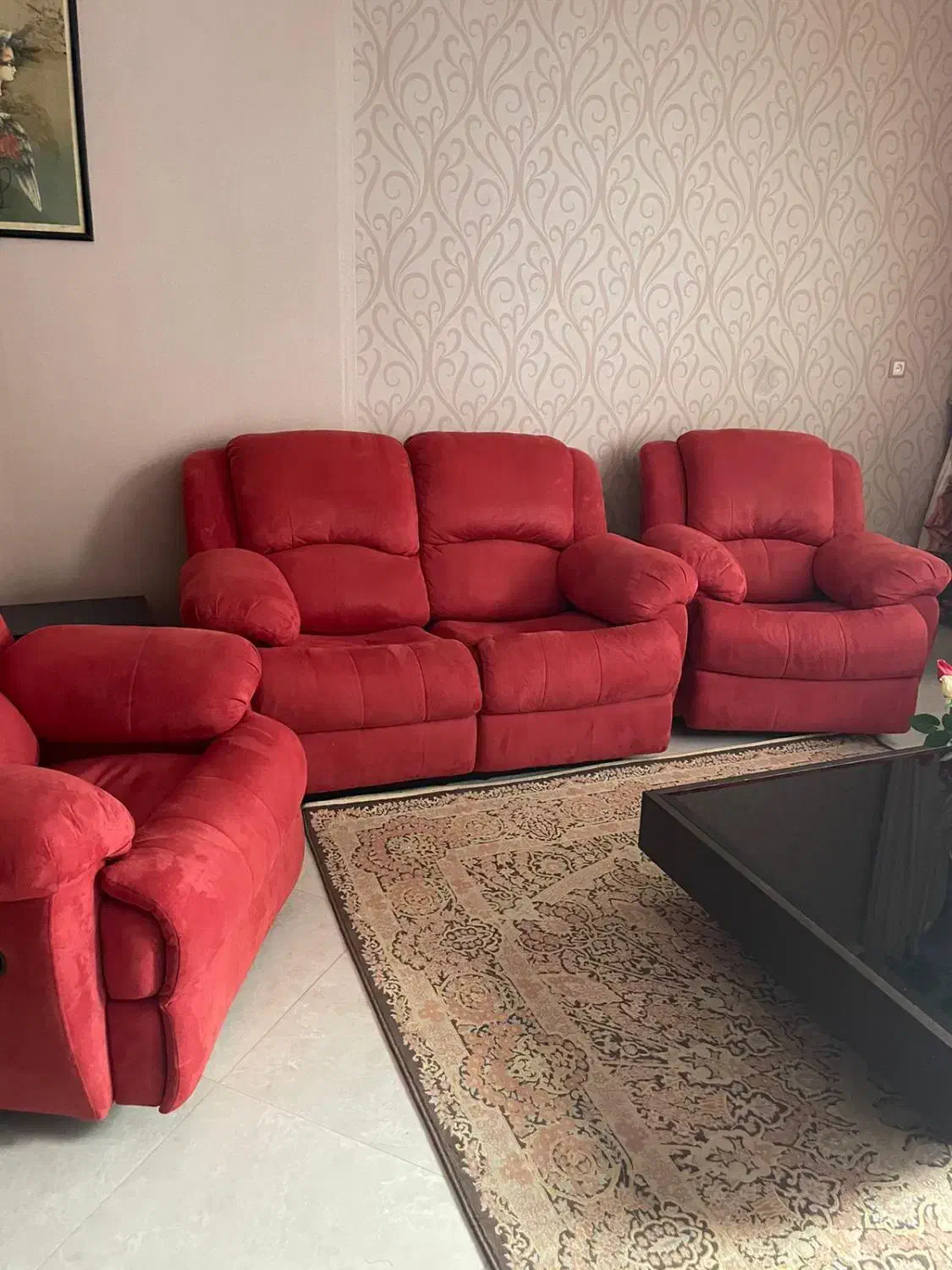 مبل راحتی ۷ نفره|مبلمان خانگی و میز عسلی|بیرجند, |دیوار