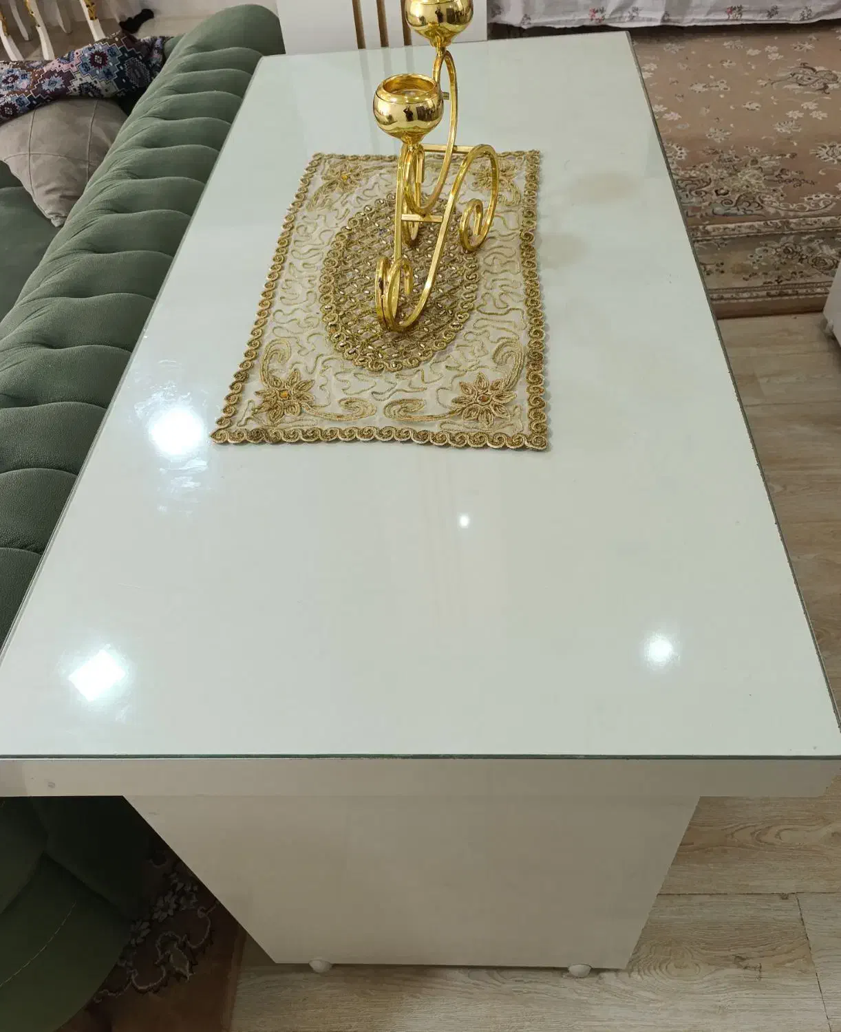 میز  همراه با شیشه 6میل|میز و صندلی غذاخوری|فردوس (خراسان), |دیوار