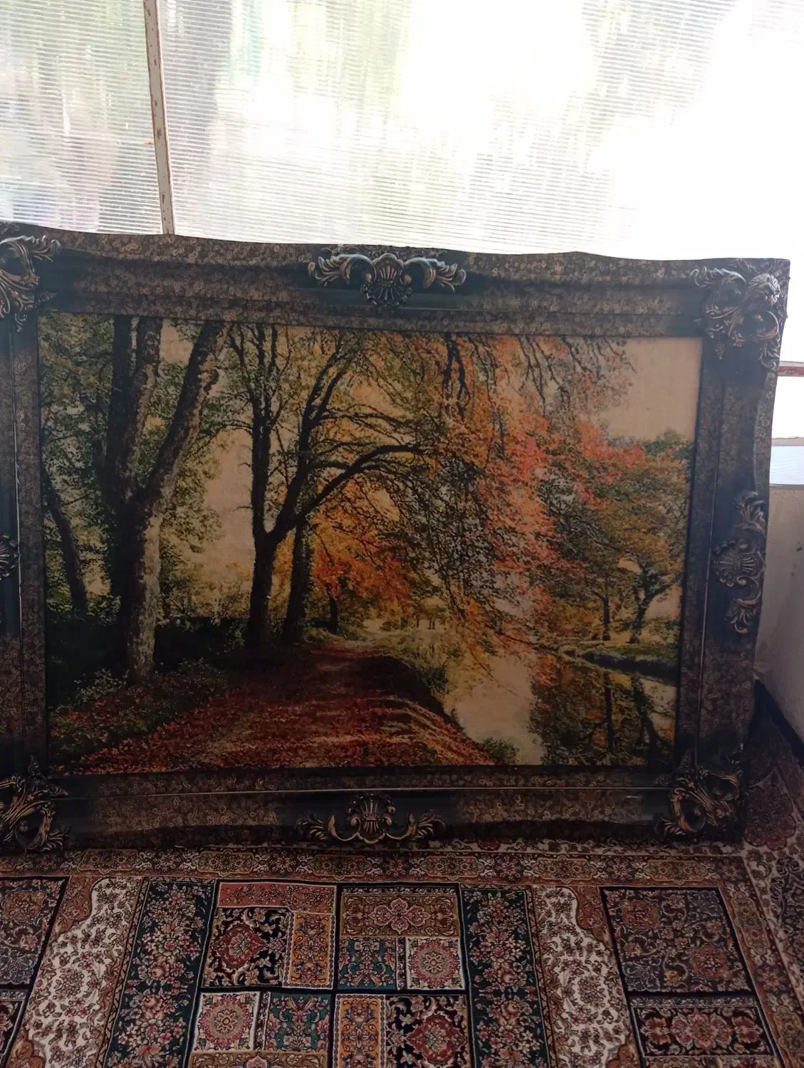 فروش تابلو فرش دستباف ابریشم|تابلو فرش|سنندج, |دیوار