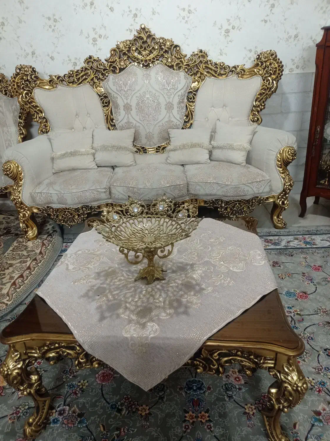 مبل سلطنتی|مبلمان خانگی و میز عسلی|ورامین, ورامین|دیوار