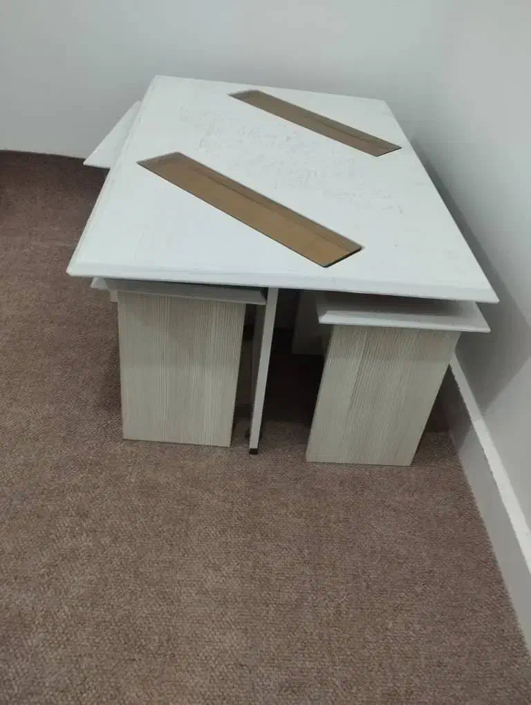 گل میز سفید|مبلمان خانگی و میز عسلی|بهبهان, |دیوار