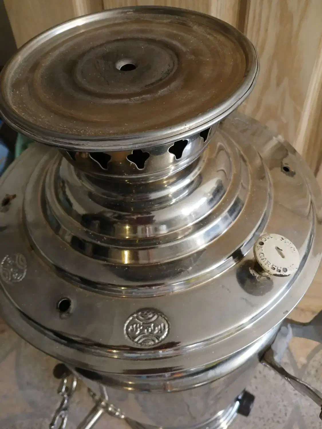 سماور ۱۲ لیتری برنج|سماور، چایساز، قهوهساز|قزوین, |دیوار