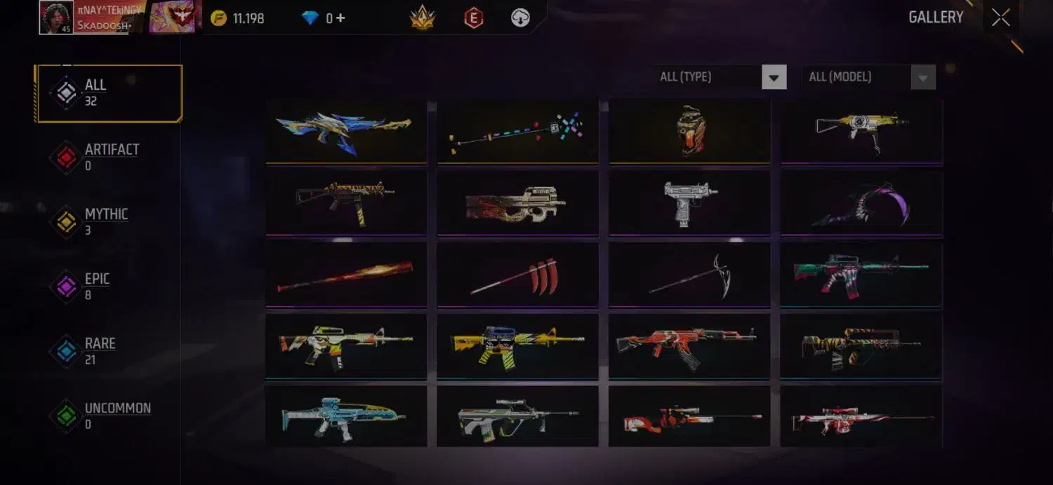 اکانت فری فایر|کنسول، بازی ویدئویی و آنلاین|خرمآباد, |دیوار