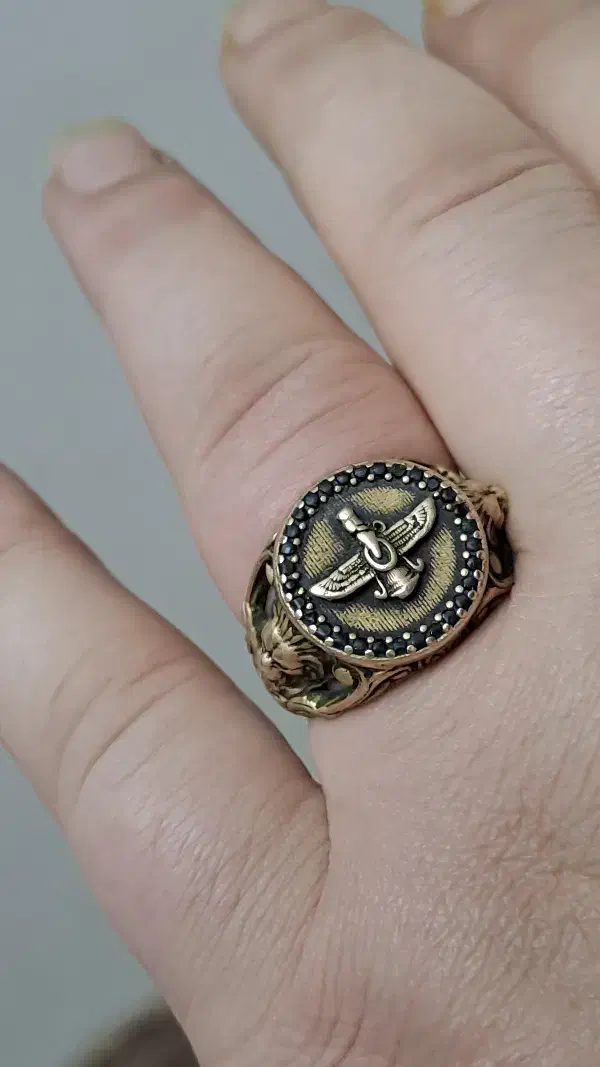 انگشتر فروهر،طلای روس،انصافا شیکه|جواهرات|بوشهر, |دیوار