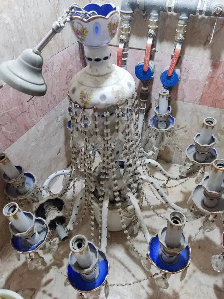 لوستر|لوستر و چراغ آویز|خمینیشهر, |دیوار