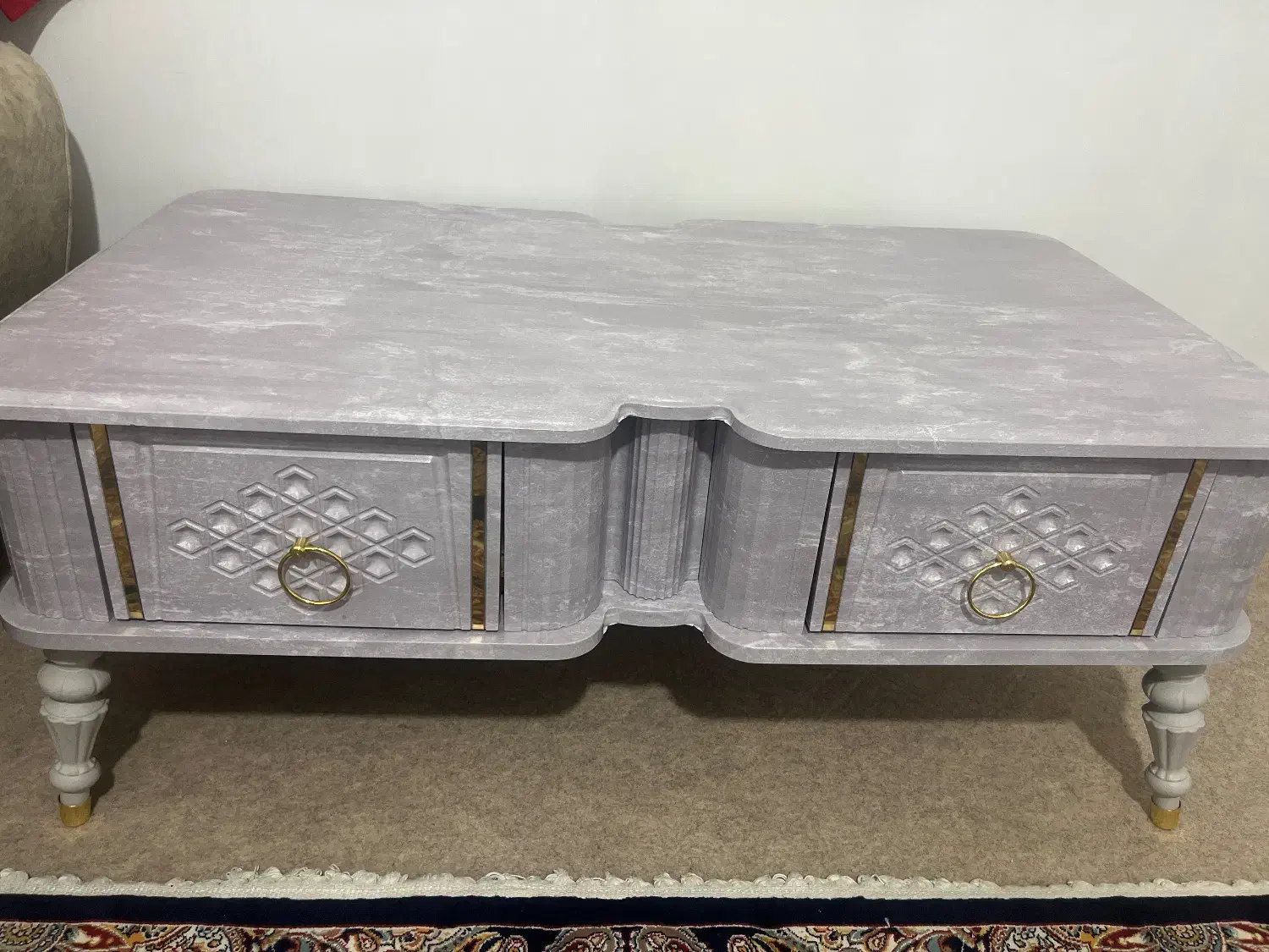 جلو مبلی به همراه عسلی|مبلمان خانگی و میز عسلی|قرچک, باقرآباد|دیوار