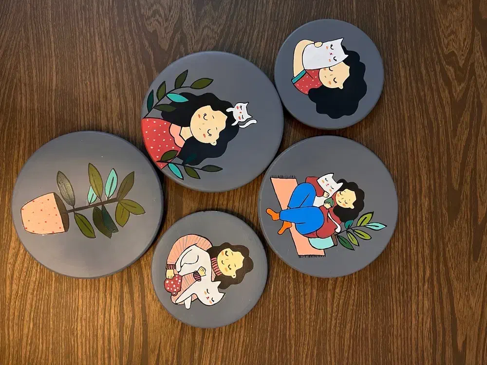 دیوار کوب سفالی در انواع سایز ها|تابلو، نقاشی، عکس|نوشهر, |دیوار