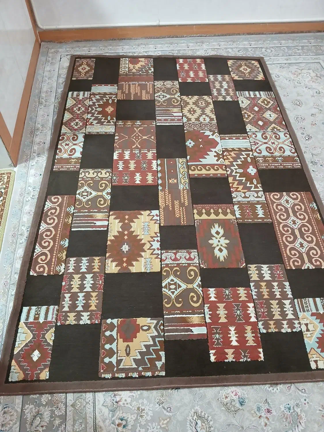 فرش آشپزخانه طرح گلیم فرش|فرش|فردیس, شهرک شهید حسینی|دیوار