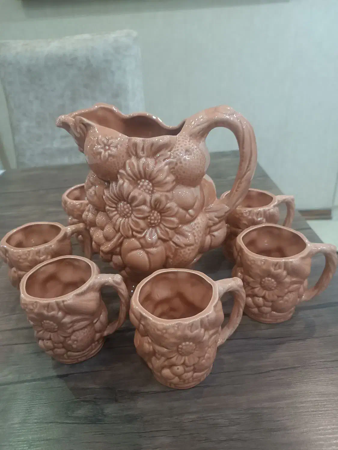 پارچ لیوان قدیمی سرامیکی|کلکسیون اشیاء عتیقه|تبریز, |دیوار