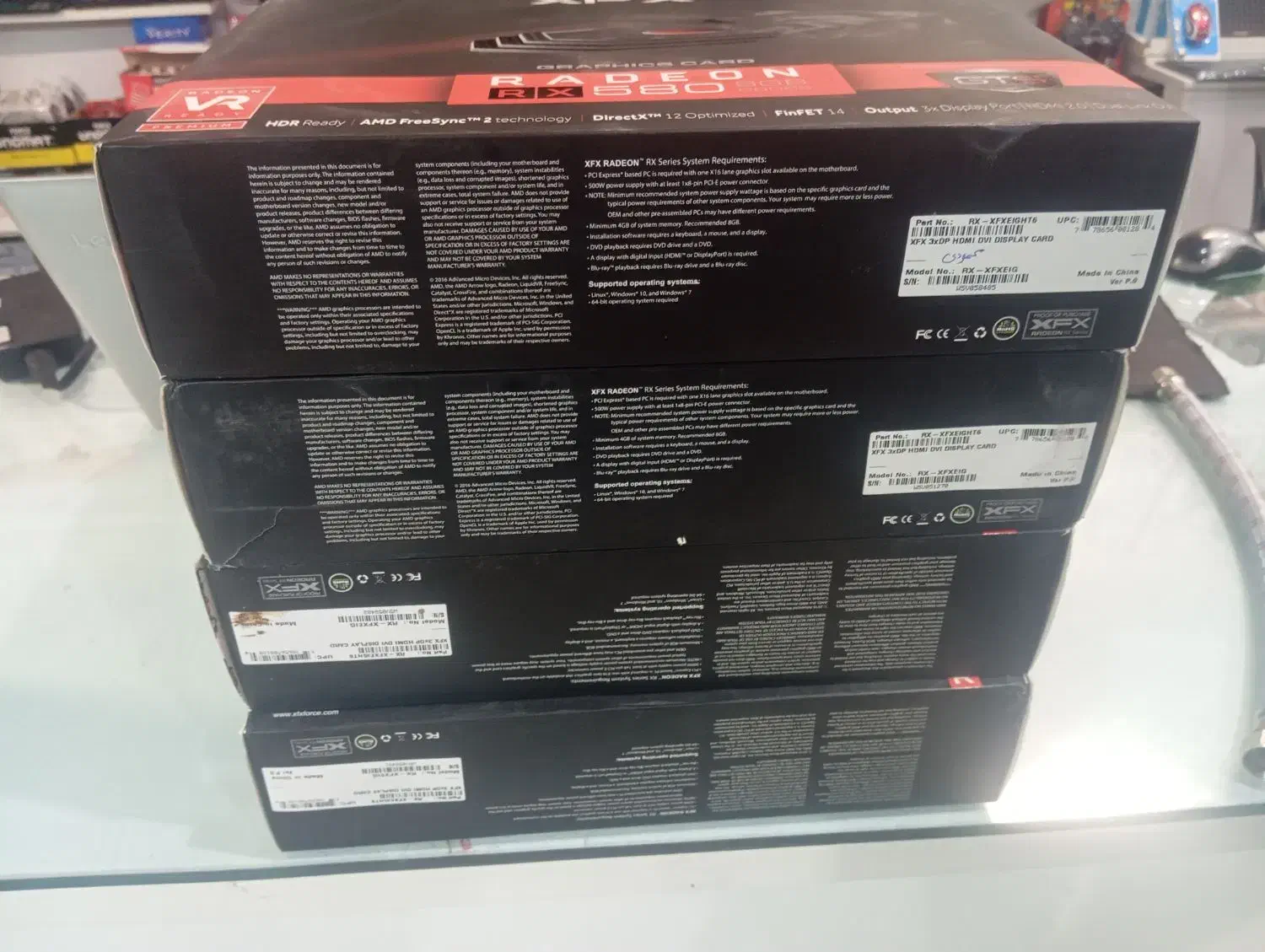 فروش کارتن XFX RX580|قطعات و لوازم جانبی رایانه|سبزوار, کوی بهار|دیوار