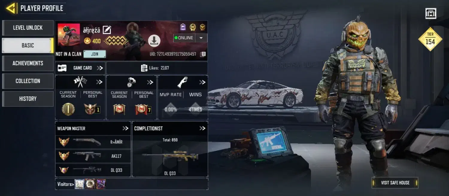 اکانت کلاف|کنسول، بازی ویدئویی و آنلاین|بیرجند, |دیوار