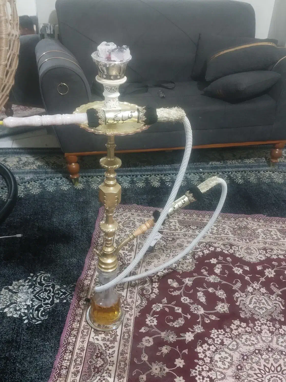 قلیان برنجی|کلکسیون و سرگرمی|بهارستان, |دیوار