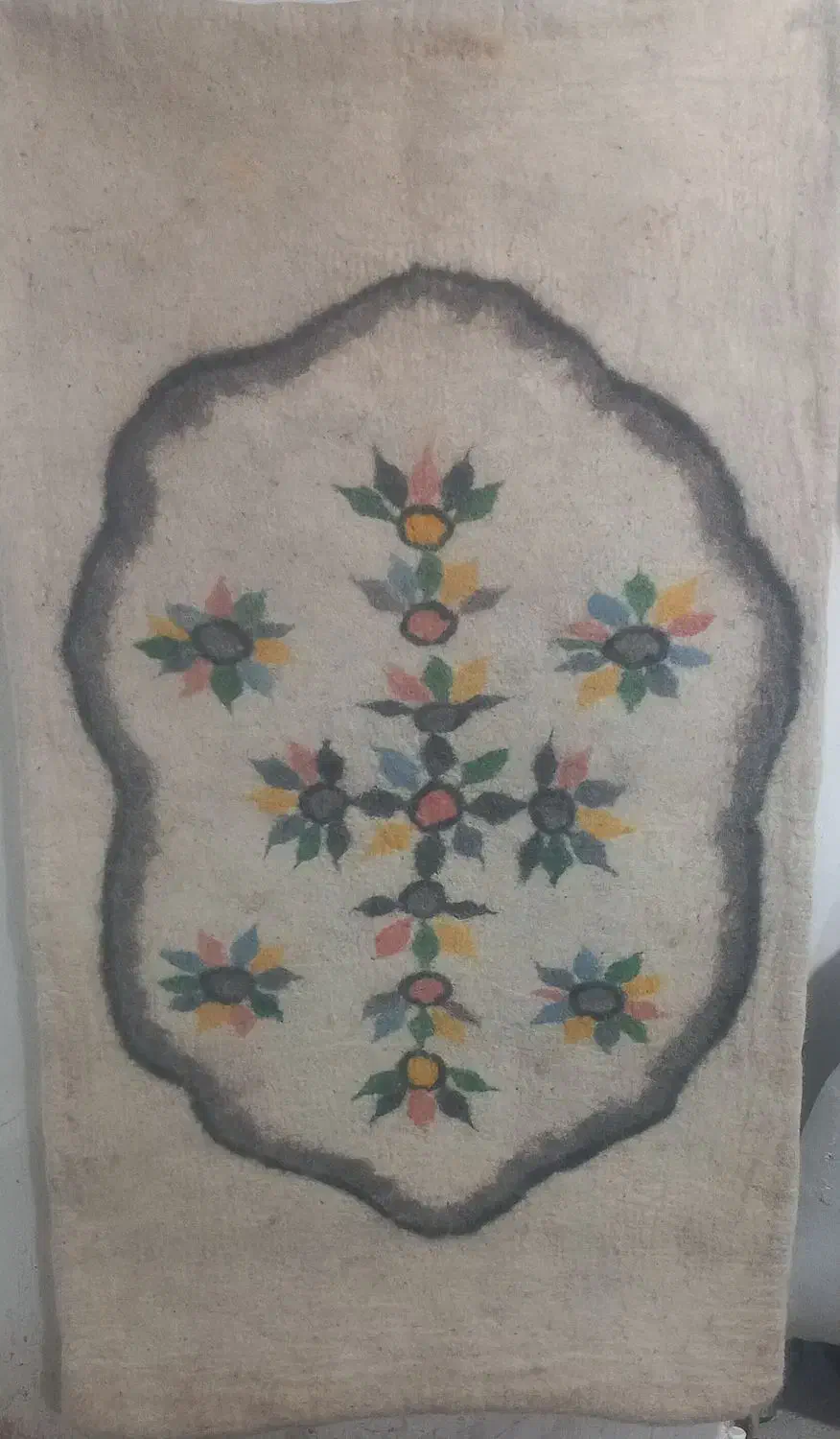 نمد سنتی|گلیم، جاجیم، گبه|کرمانشاه, |دیوار