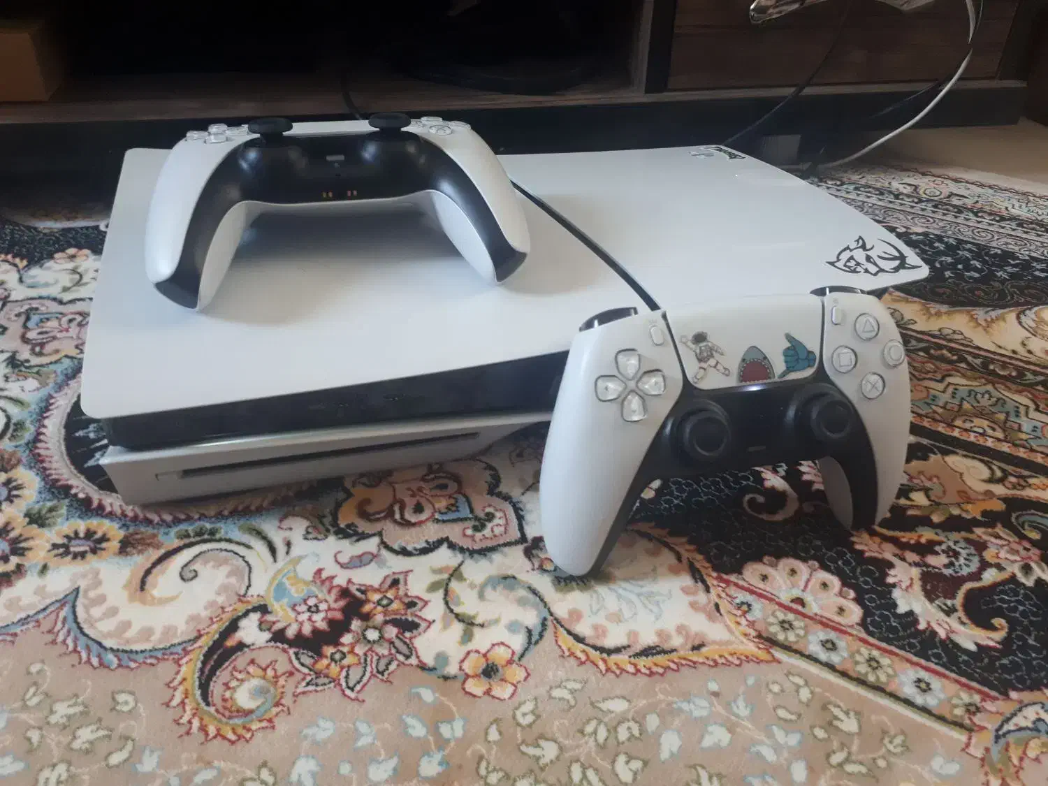 ps5 slim standard به همراه ۲ دسته|کنسول، بازی ویدئویی و آنلاین|پردیس, فاز ۵|دیوار