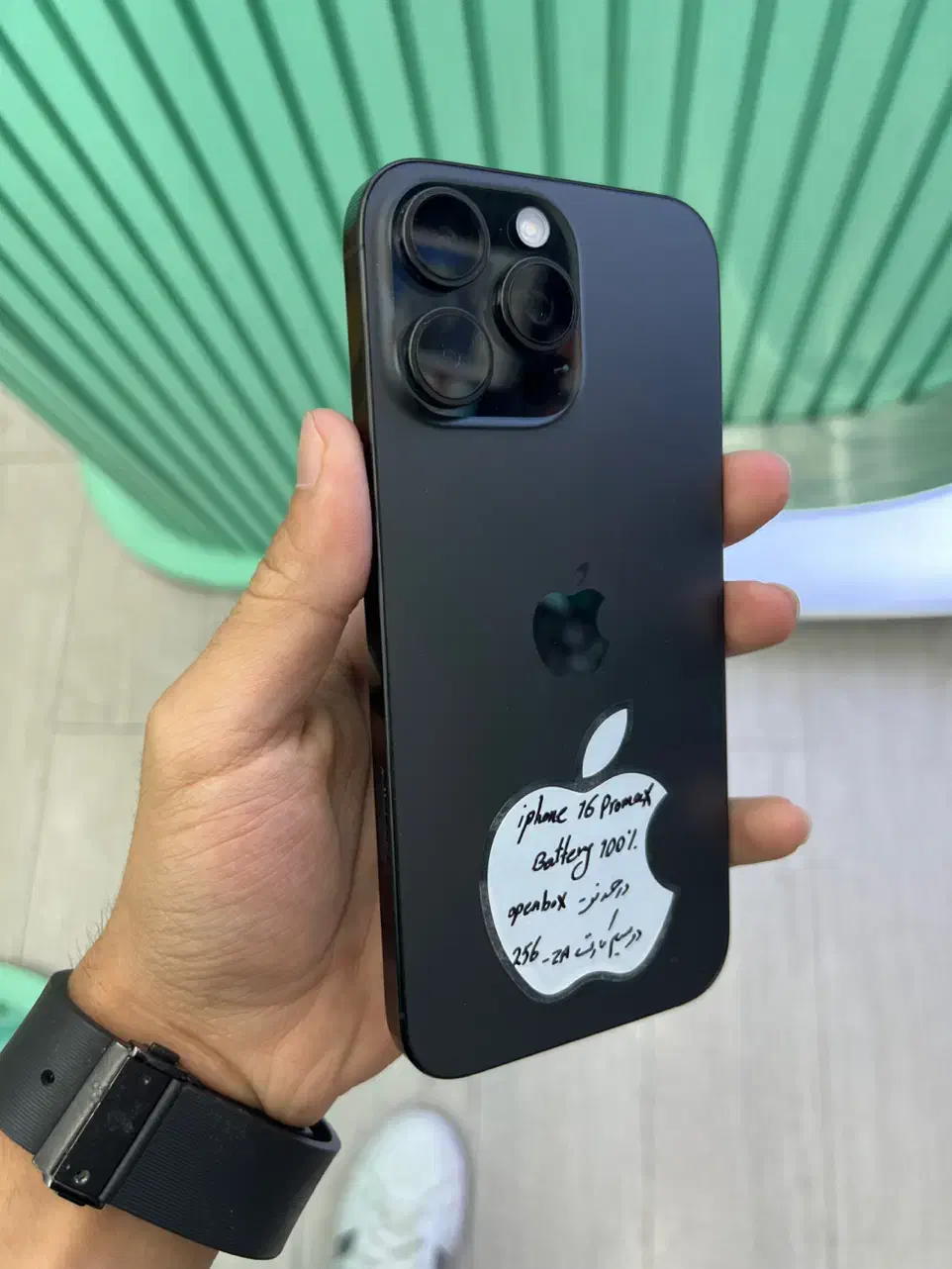iphone 16 promax zaa battrey 100|موبایل|تهران, مینیسیتی (شهرک نفت)|دیوار