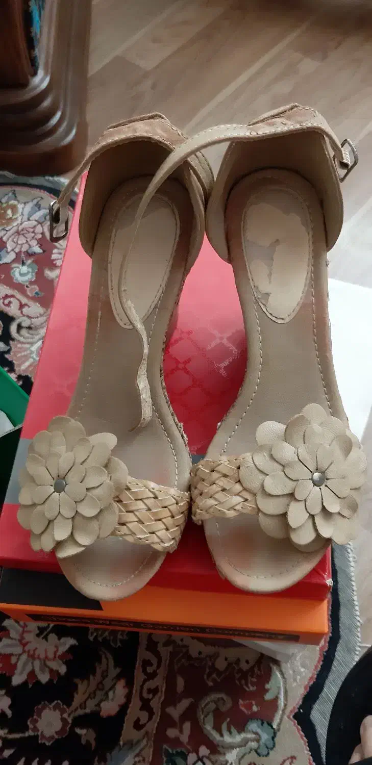 کفش تابستانی کرم رنگ|کیف، کفش، کمربند|تبریز, |دیوار