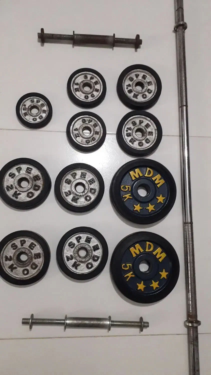 بدنسازی دمبل هالتر میز چند کاره و..|تجهیزات ورزشی|بجنورد, |دیوار