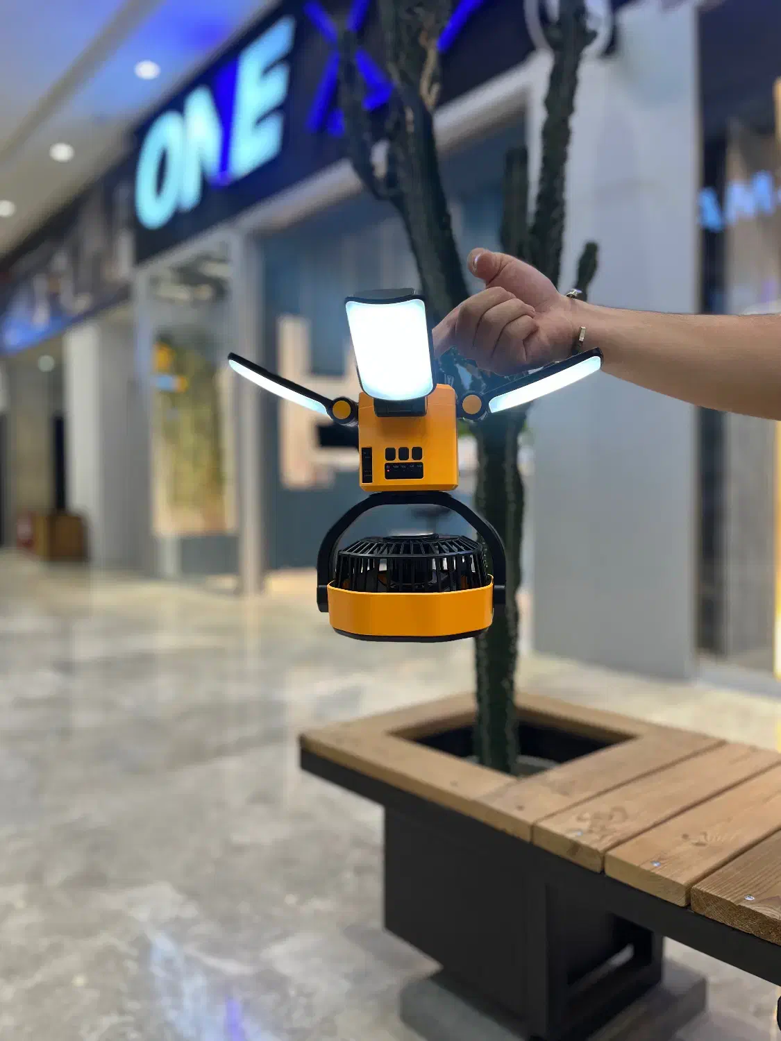 پنکه رومیزی چند منظوره خورشیدی مدل F6611|پنکه و تصفیه‌کنندهٔ هوا|کرج, اصفهانی‌ها|دیوار