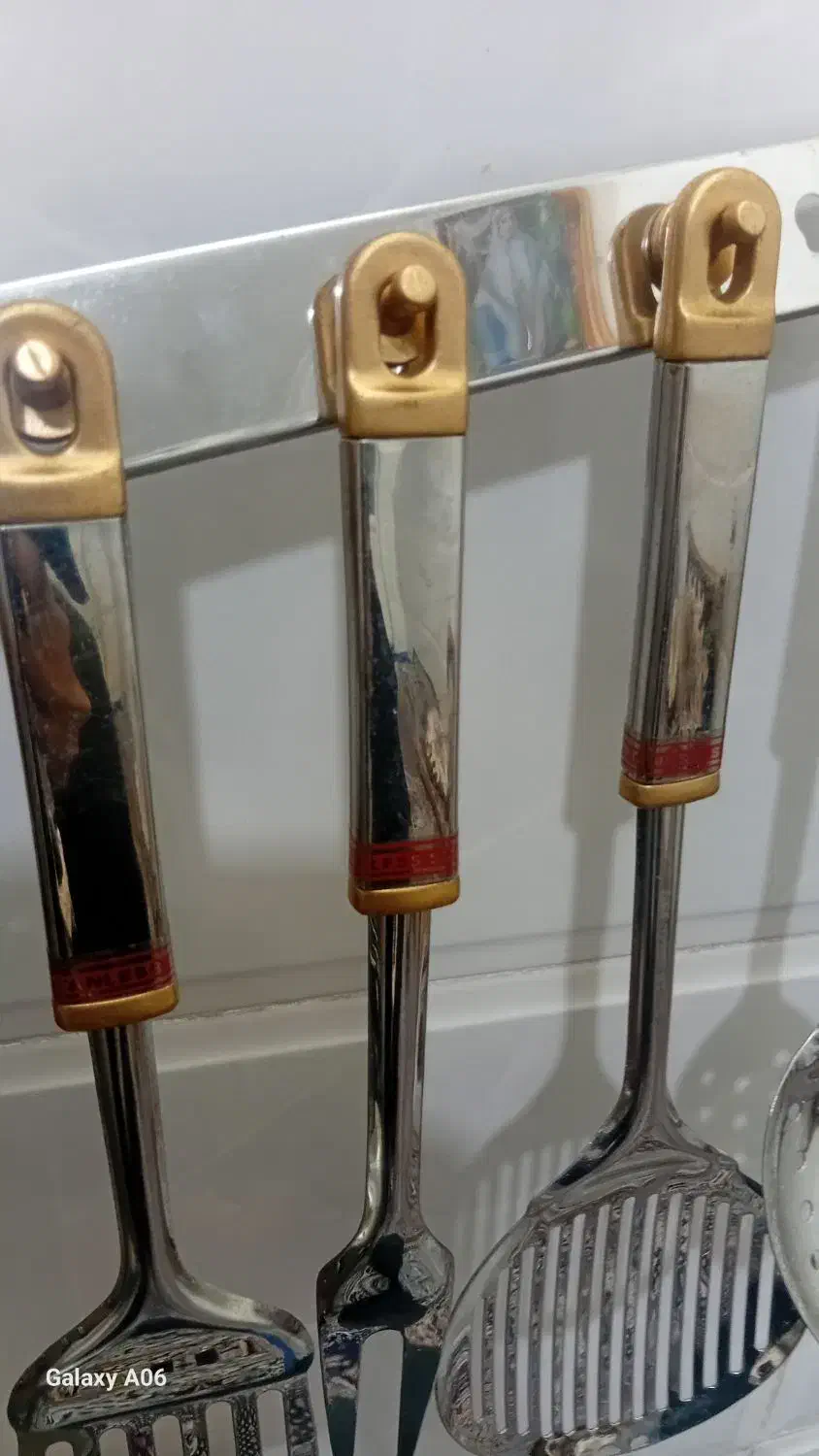 کفگیر ملاقه استیل|ظروف پختوپز|مشهد, خواجه ربیع|دیوار