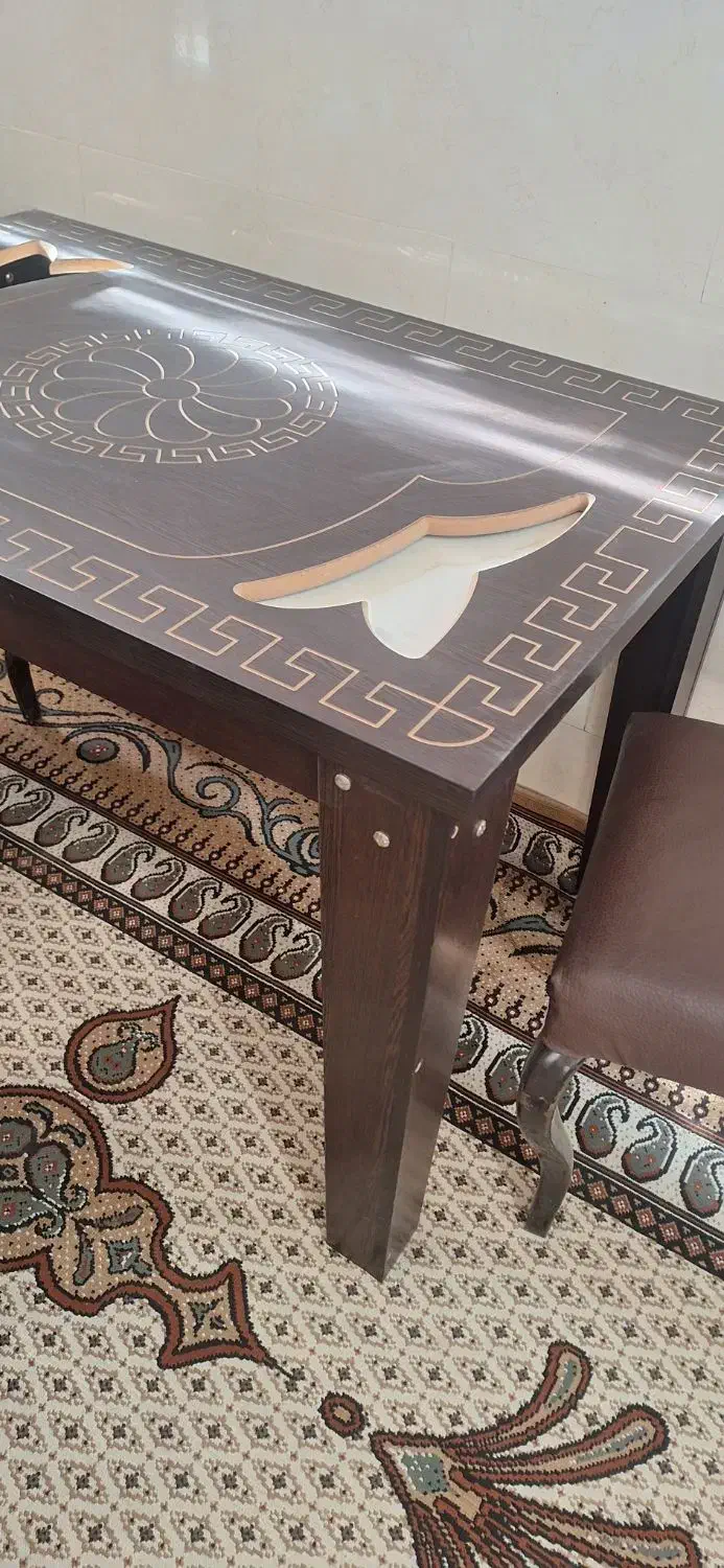 میز غذا خوری ۴ نفره|میز و صندلی غذاخوری|تاکستان, |دیوار