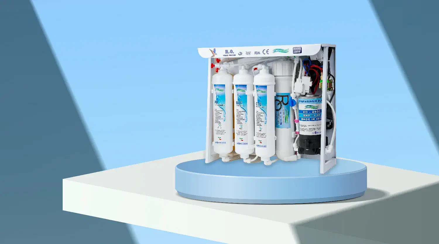 دستگاه تصفیه آب بلوگرین|آبسردکن و تصفیه آب|یزد, |دیوار