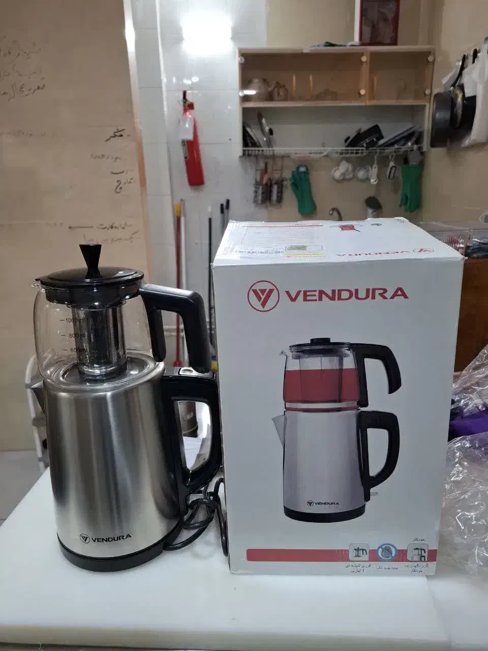 چایی ساز وندورا vendura|سماور، چای‌ساز، قهوه‌ساز|سنندج, |دیوار