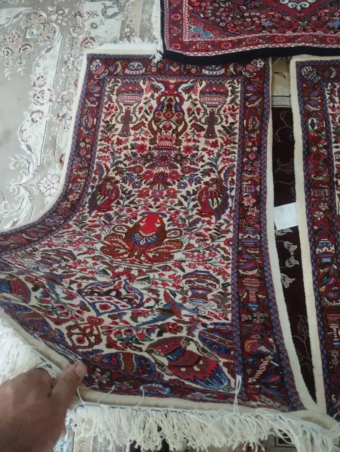 فرش دستبافت زیر خاکی|فرش|اراک, |دیوار