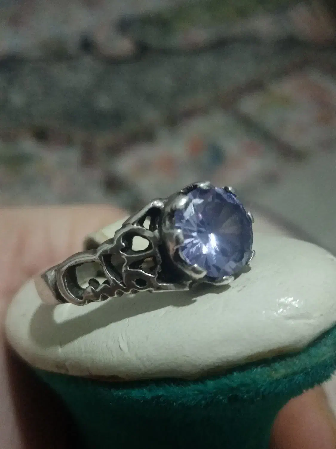 انگشترتوپازاصلی وانواع نگین های معدنی|جواهرات|کرمانشاه, |دیوار