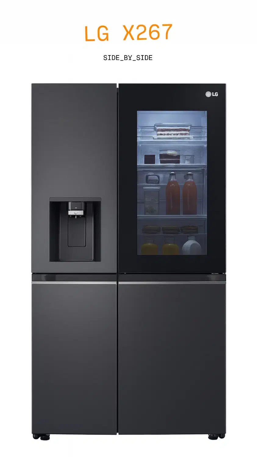 یخچال ساید بای ساید LG x267|یخچال و فریزر|تهران, امین حضور|دیوار