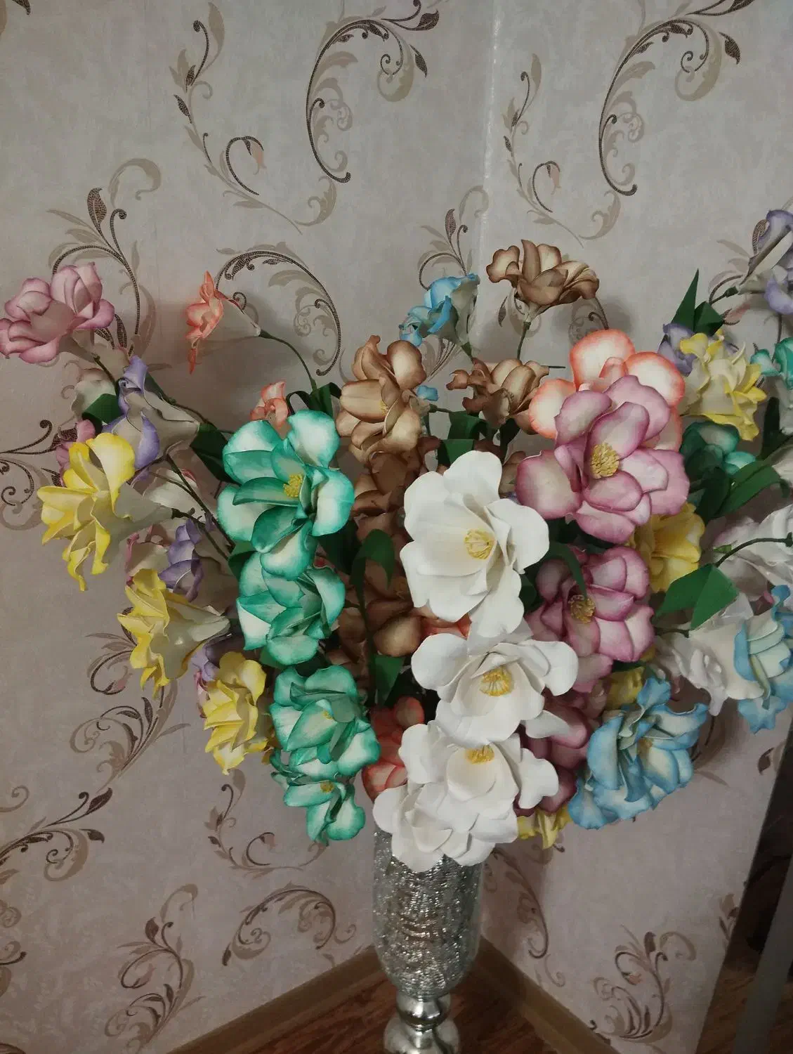 گل وگلدان|گل مصنوعی|سنندج, |دیوار