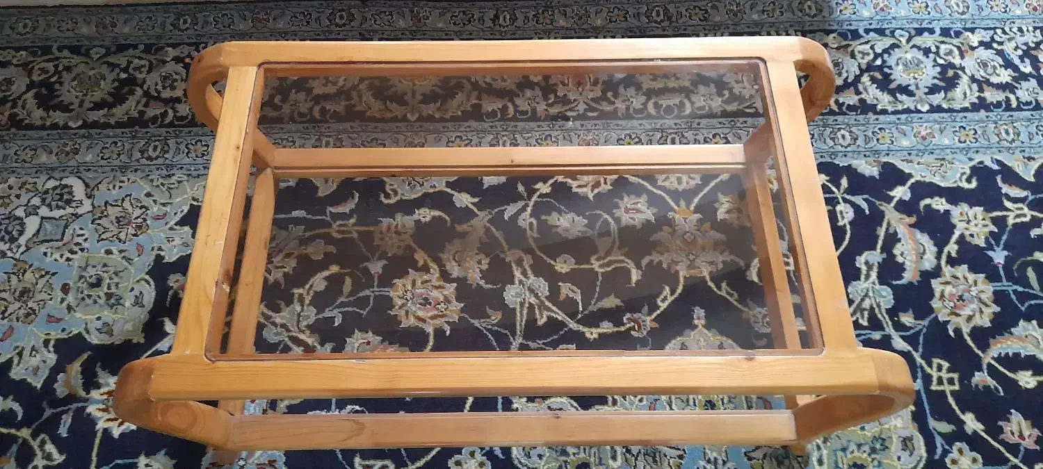 میز چوبی جلو مبلی|مبلمان خانگی و میز عسلی|صومعهسرا, |دیوار