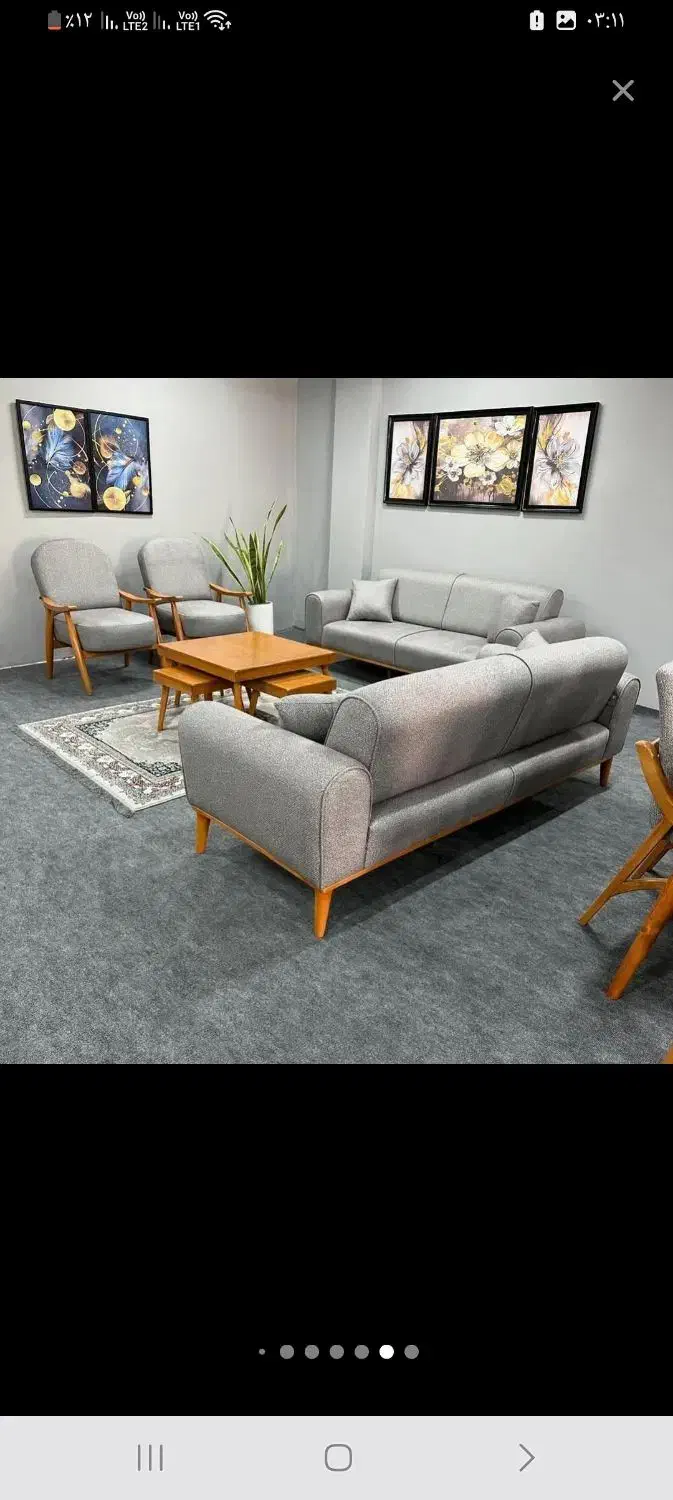 مبل مینی مال جدید اقساطی|مبلمان خانگی و میز عسلی|رشت, آزادگان|دیوار