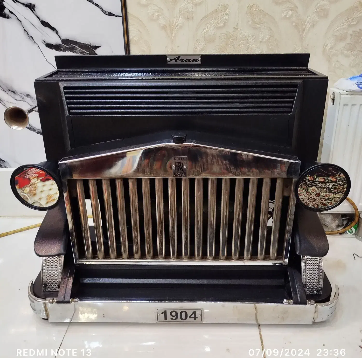 بخاری بزرگ و سنگین مدل ماشین رولزرویس|بخاری، هیتر، شومینه|مشهد, نوید|دیوار