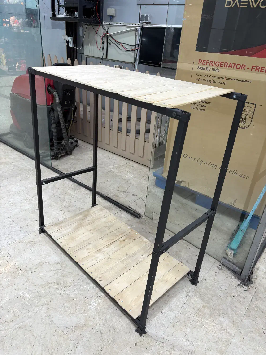 قفسه مغازه و منزل|کتابخانه، شلف، قفسههای دیواری|قزوین, |دیوار