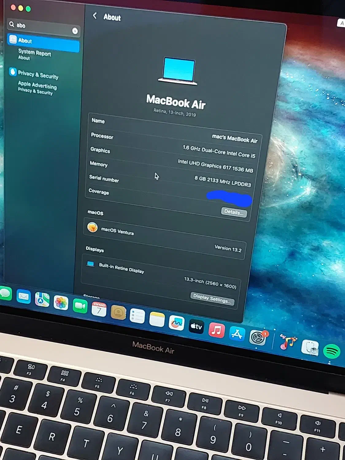 macbook air 2019|رایانه همراه|همدان, |دیوار