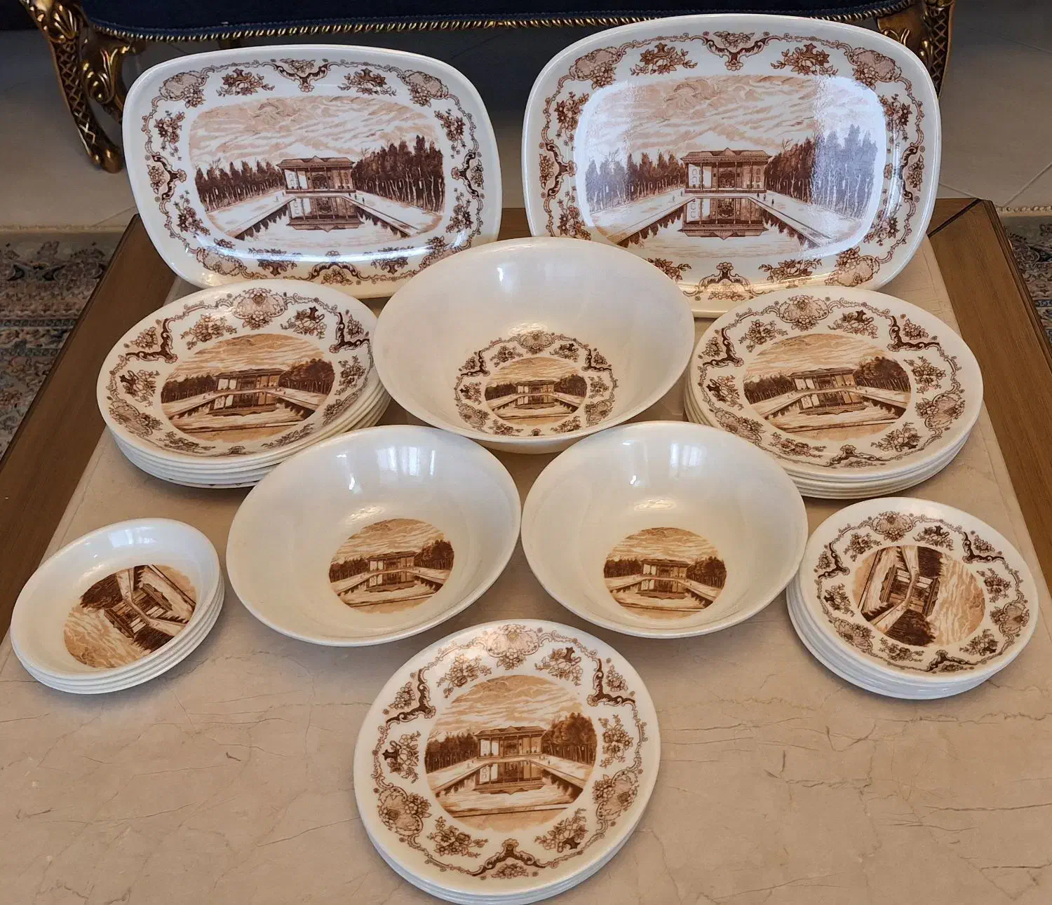 ظروف ملامین قدیمی و غیره|ظروف سرو و پذیرایی|مشهد, امام رضا (ع)|دیوار