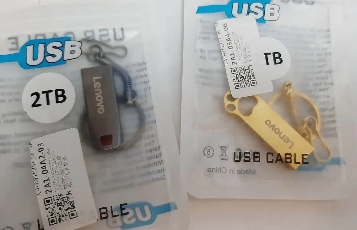 فلش ۱۶ ترابایت شیامی و ۲ ترابایت لنوو|قطعات و لوازم جانبی رایانه|تهران, تهرانپارس شرقی|دیوار