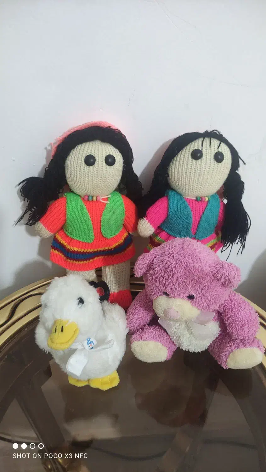 حلقه و عروسک پولیشی و بافتنی|اسباب‌‌بازی|طرقبه, |دیوار