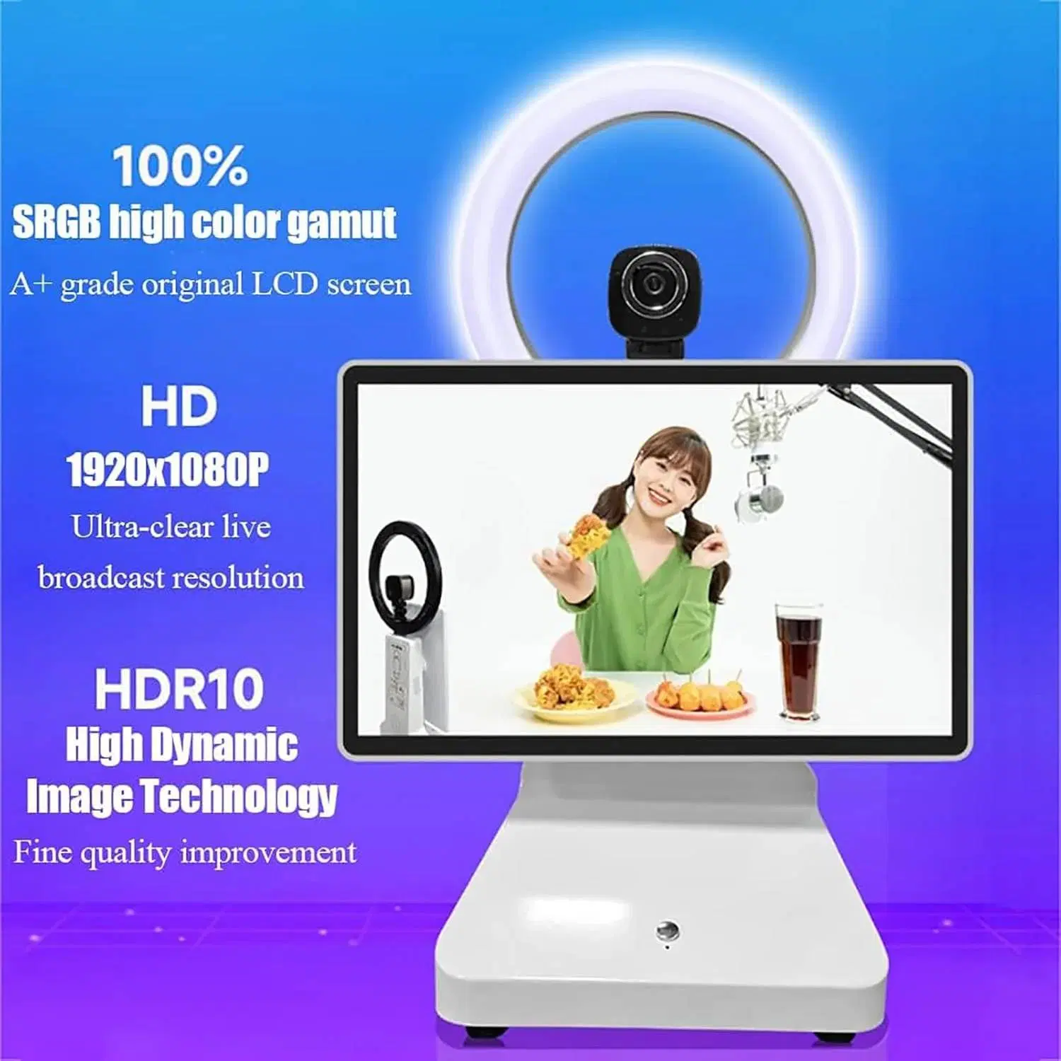 دستگاه پخش زنده، 1080P HDصفحه لمسی LCD 13.3 اینچی،|صوتی و تصویری|تهران, جلیلی|دیوار