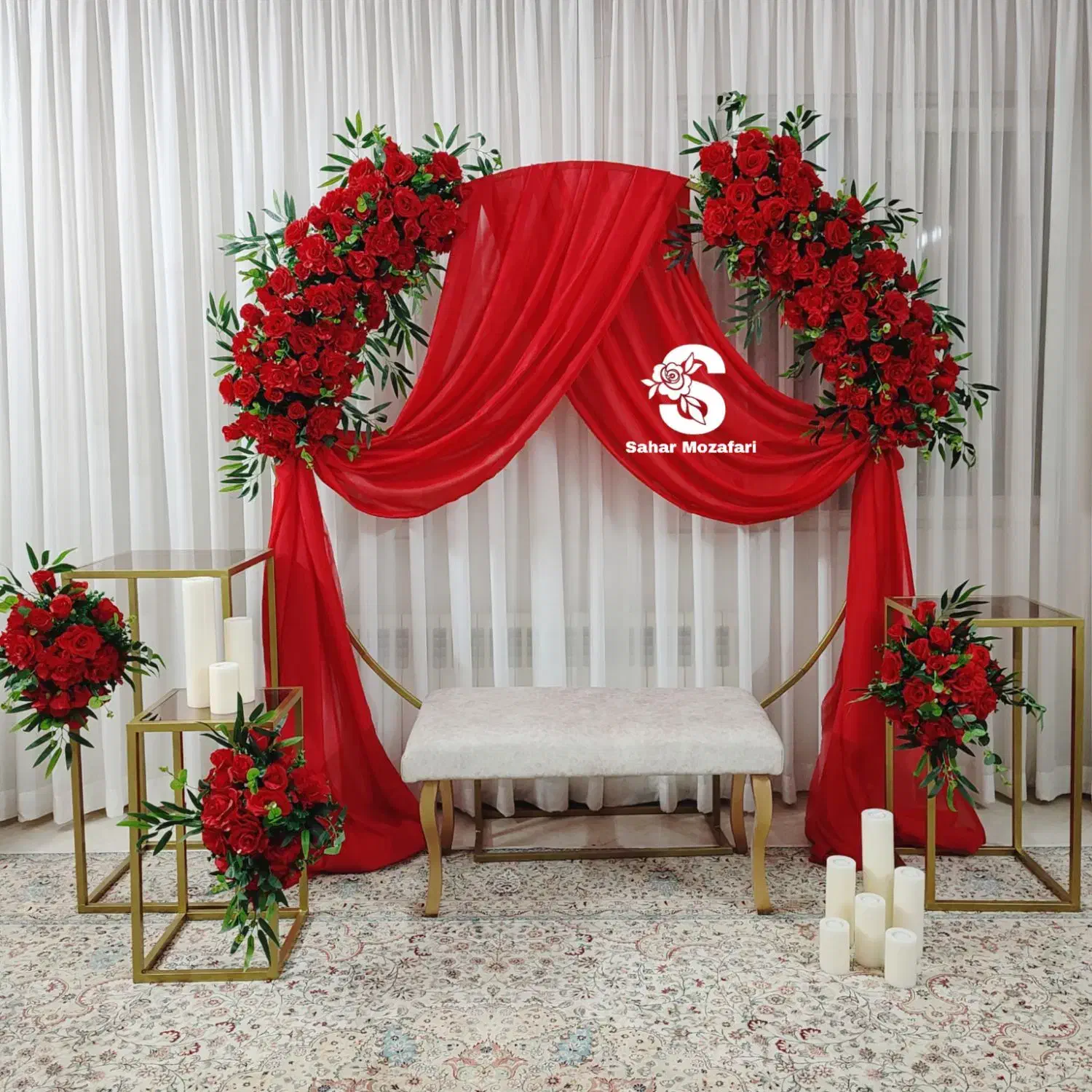گل آرایی مصنوعی دیزاین یلدا شب چله نامزدی بله برون|خدمات پذیرایی، مراسم|مشهد, سجاد شهر|دیوار
